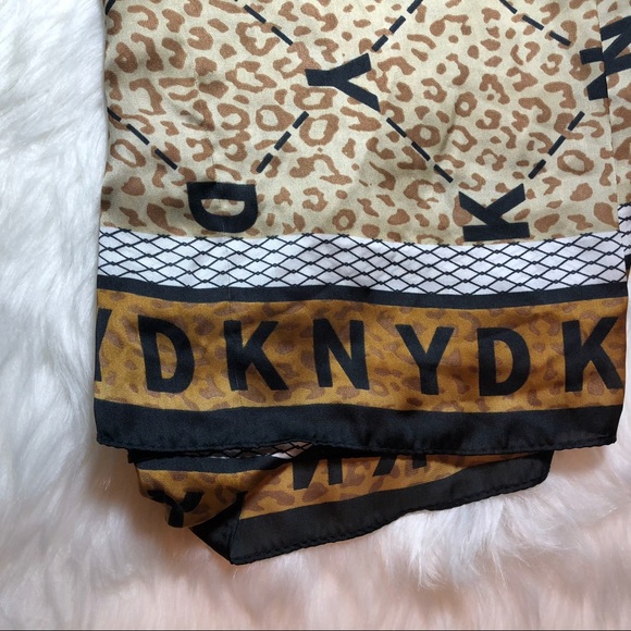 DKNY Multi Printed Scarf - NWOT - Picture 5 of 11